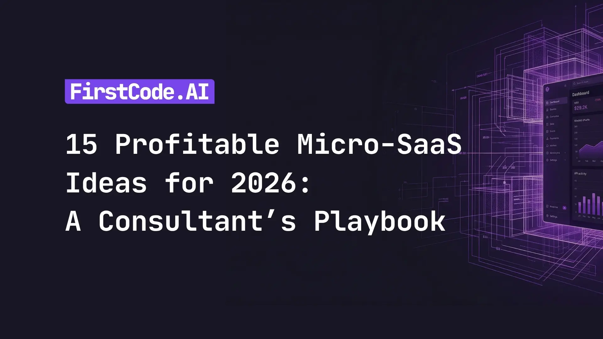 15 Profitable Micro-SaaS Ideas for 2026: A Consultant's Playbook